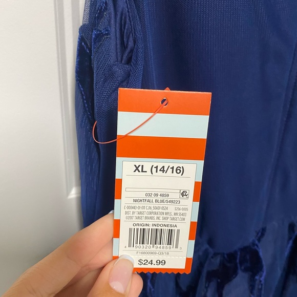 Cat&Jack Navy Deer Dress - Picture 5 of 6